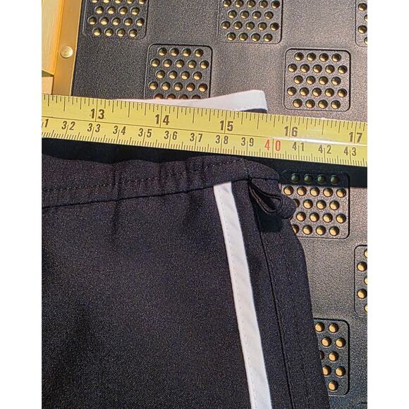 Penguin By Munsing Wear Swim Trunk Adult 30 Black Bathing Suit Mens - Picture 6 of 8